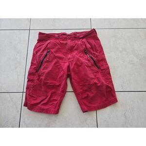 Armani Exchange A/X Mens Shorts Size 31 Zipper Pocket Detail Cargo